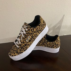Sold Fila Animal Print Sneakers